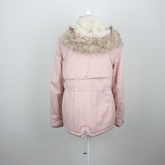 Forever New Baby Pink Winter Jacket | Size 38