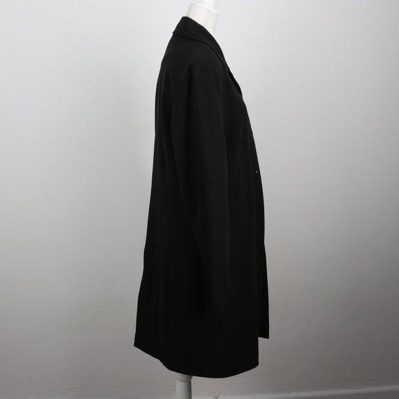 Legend Black Mid-Length Coat | Size 12