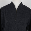 Navy Blue Half-Zip Sweater | Size S-2