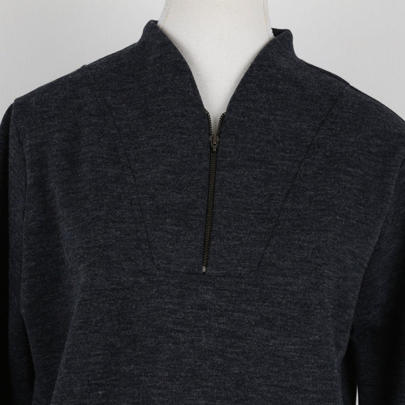 Navy Blue Half-Zip Sweater | Size S