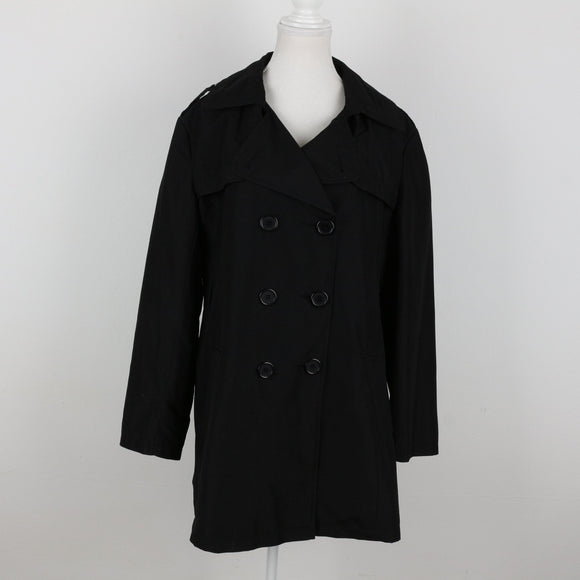Black Trench Coat | Size 12