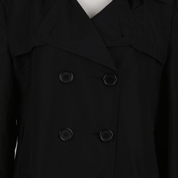 Black Trench Coat | Size 12