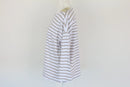 Beige stripe round neck long sleeve t-shirt - XL-3