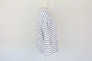 Beige stripe round neck long sleeve t-shirt - XL-5