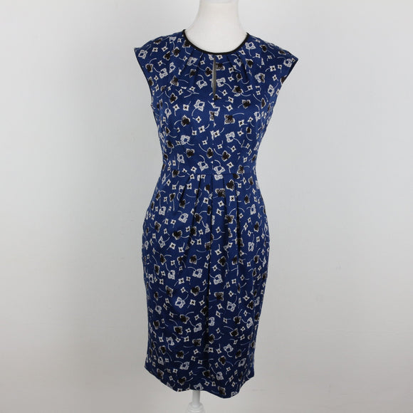 Country Road blue printed bodycon dress - 4