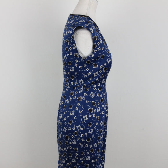 Country Road blue printed bodycon dress - 4