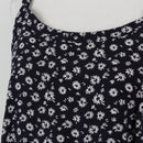 Navy Blue & White Strappy Blouse | Size S-2
