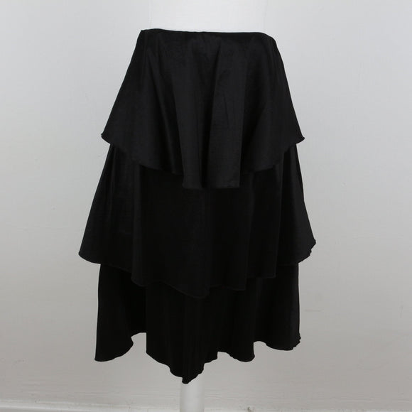 Black Trapeze Skirt | Size S
