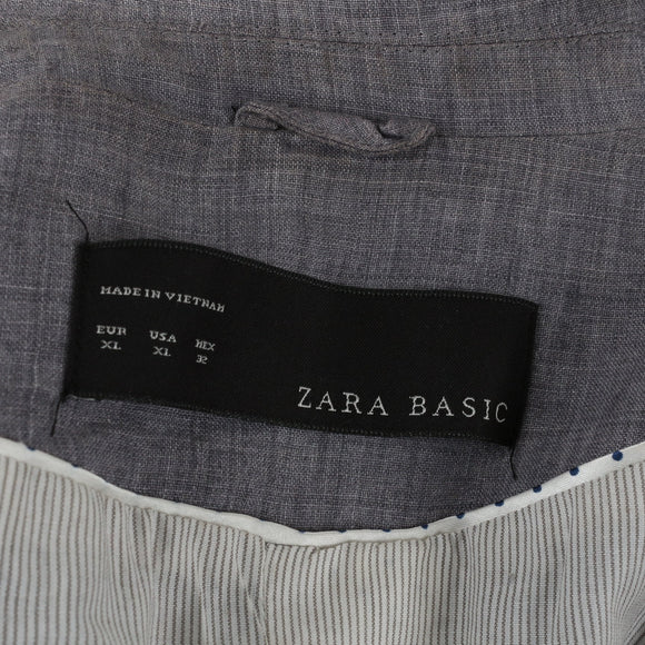 Zara Basic Grey Blazer | Size XL