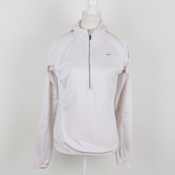 Nike Dri-FIT Cream Long Sleeve Sports Top | Size S