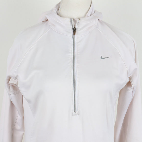 Nike Dri-FIT Cream Long Sleeve Sports Top | Size S