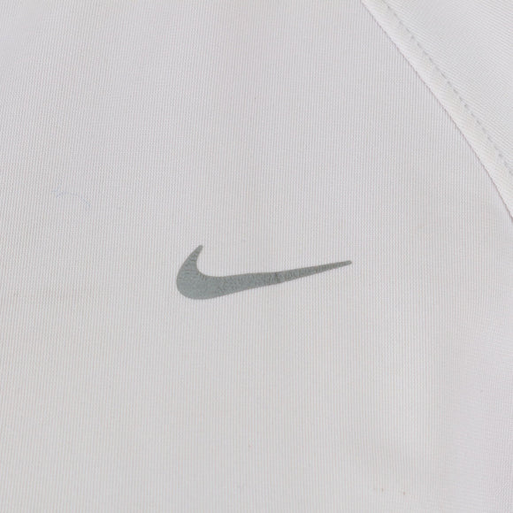 Nike Dri-FIT Cream Long Sleeve Sports Top | Size S