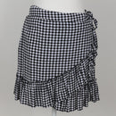 Cotton On Black Gingham Mini Skirt | Size L-1