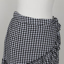 Cotton On Black Gingham Mini Skirt | Size L-2