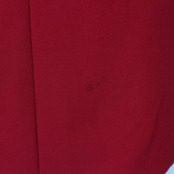 Vintage Red Zip-Up Blazer | Size M