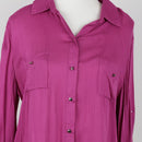 Milady's Magenta Long Sleeve Shirt | Size 12-1