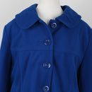 Fashion Express Electric Blue Cropped Coat | Size 16-2