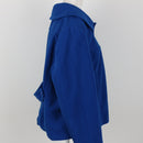 Fashion Express Electric Blue Cropped Coat | Size 16-3