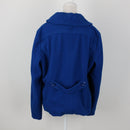 Fashion Express Electric Blue Cropped Coat | Size 16-4