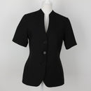 Black Short Sleeve Blazer | Size 34-1