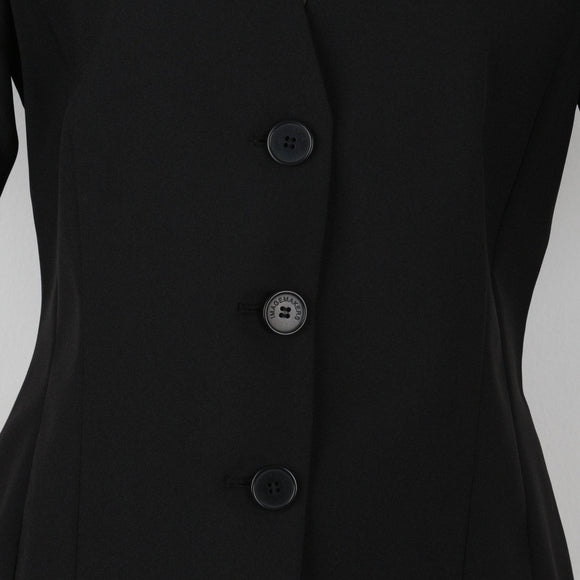 Black Short Sleeve Blazer | Size 34