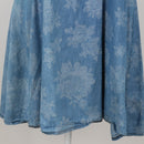 Rose Print Denim Dress | Size M-3