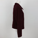 Vintage Maroon Zip-Up Jacket | Size M-3