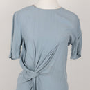 H&M Baby Blue Knotted Mini Dress | Size 34-2
