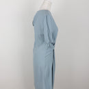 H&M Baby Blue Knotted Mini Dress | Size 34-4