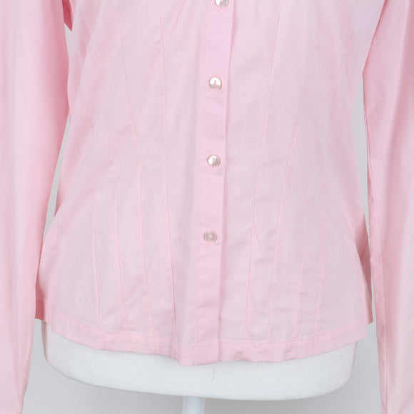 Pink Long Sleeve Fitted Shirt | Size 32