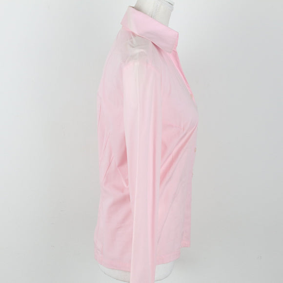 Pink Long Sleeve Fitted Shirt | Size 32