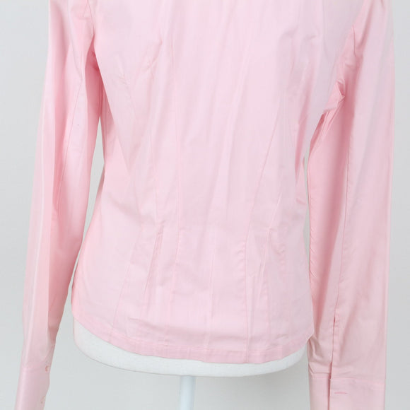Pink Long Sleeve Fitted Shirt | Size 32