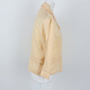 Daniel Hetcher butter yellow button up blouse - 34-3