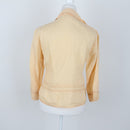 Daniel Hetcher butter yellow button up blouse - 34-4