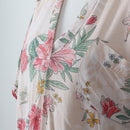 Old Khaki pink floral blouse - 10-2