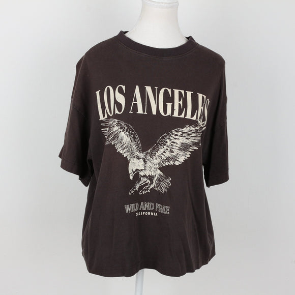H&M Los Angeles Oversized Graphic T-Shirt | Size S – Secondhand