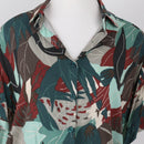 Pull & Bear Leaf Print Cropped Shirt | Size S – Secondhand-2