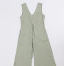 Sage green linen jumpsuit-1