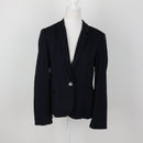 Zara Navy Blue Classic Blazer | Size M – Secondhand-1