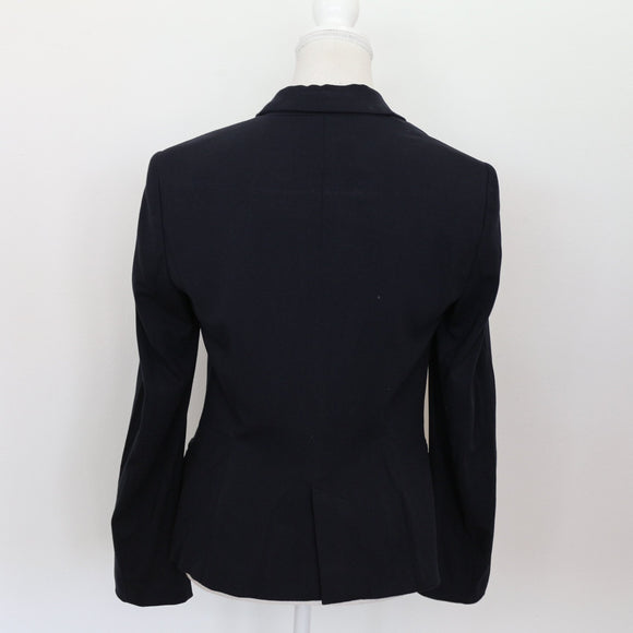 Zara Navy Blue Classic Blazer | Size M – Secondhand