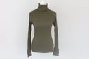 Truworths olive green poloneck jersey-1