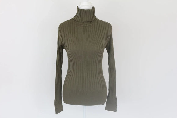 Truworths olive green poloneck jersey