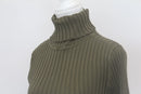 Truworths olive green poloneck jersey-2