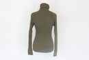 Truworths olive green poloneck jersey-4