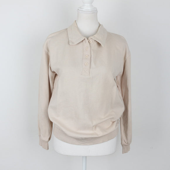 Trendyol Cream Long Sleeve Golf Shirt | Size S – Secondhand