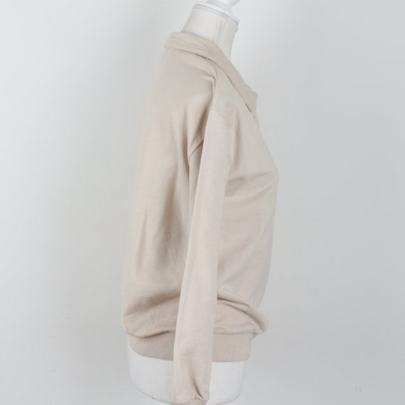 Trendyol Cream Long Sleeve Golf Shirt | Size S – Secondhand