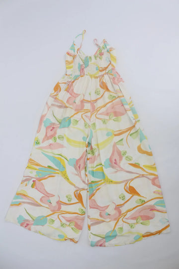 Watercolour Wide-Leg Jumpsuit | Sizes S–XL | Brand New - 0