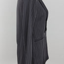 The Fix Grey & White Pinstripe Blazer | Size 6 – Secondhand-3