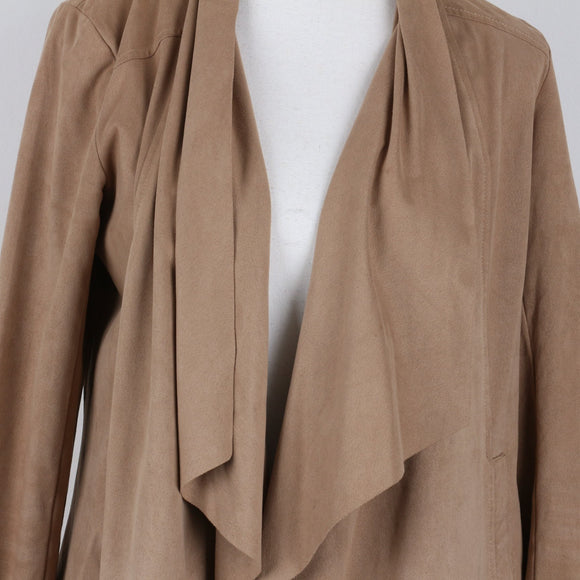 Woolworths Camel Faux Suede Jacket | Size XS – Secondhand