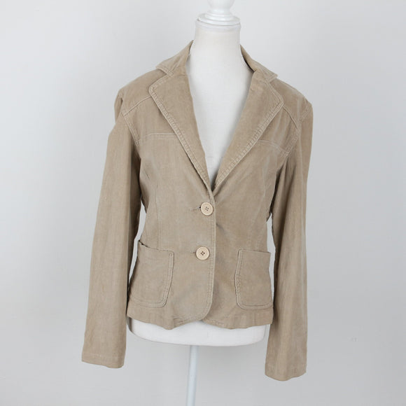 Kelso Beige Corduroy Blazer | Size 12 – Secondhand